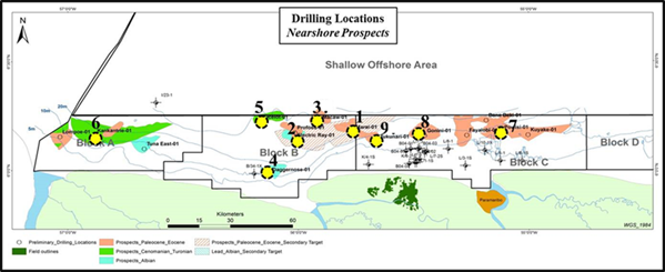 Shorebase map.