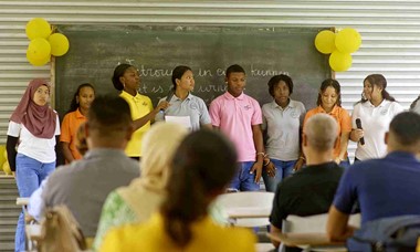 VOS Tamanredjo successfully renovated: ICT lessons can restart for students