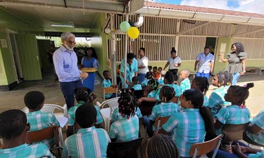 Staatsolie renovates toilet facilities at five schools